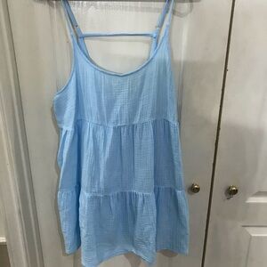 Wild Fable Sky Blue Sleeveless Dress
